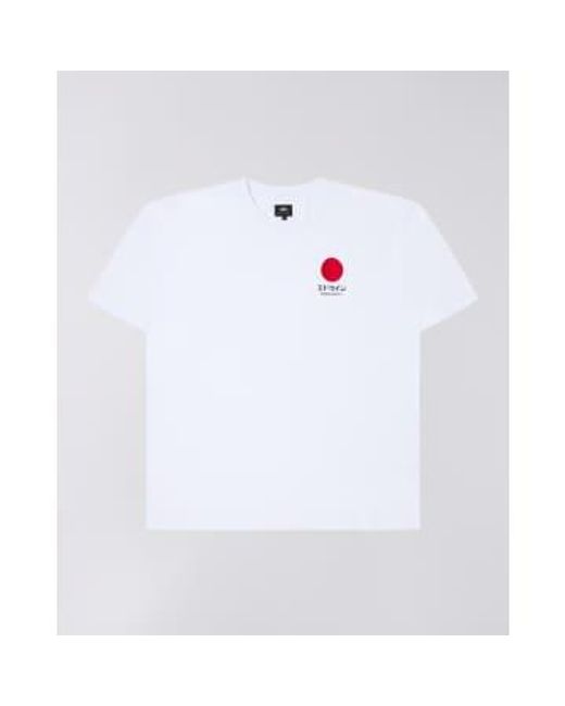 Edwin Japanische sonne versorgungs -t -shirt in White für Herren