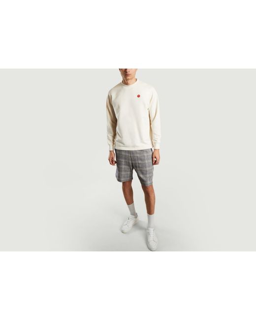 præmedicinering mobil spand Knowledge Cotton Apparel Reborn Sweatshirt in White for Men | Lyst