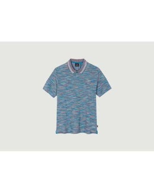 PS by Paul Smith Blue Space Dye Polo Shirt S for men