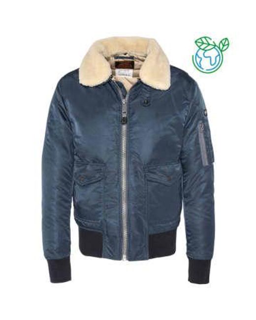 Chaqueta piloto ohara Schott Nyc de color Blue