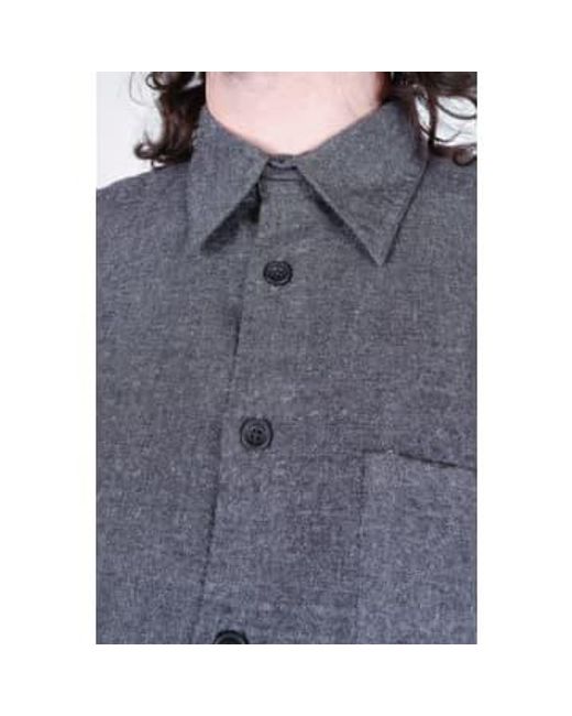 Hannes Roether Gray Cotton/ Shirt Grey for men