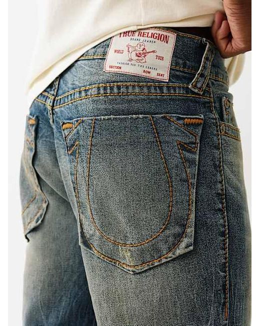 True Religion Green Rocco Big T Heritage Horseshoe Skinny Jean for men