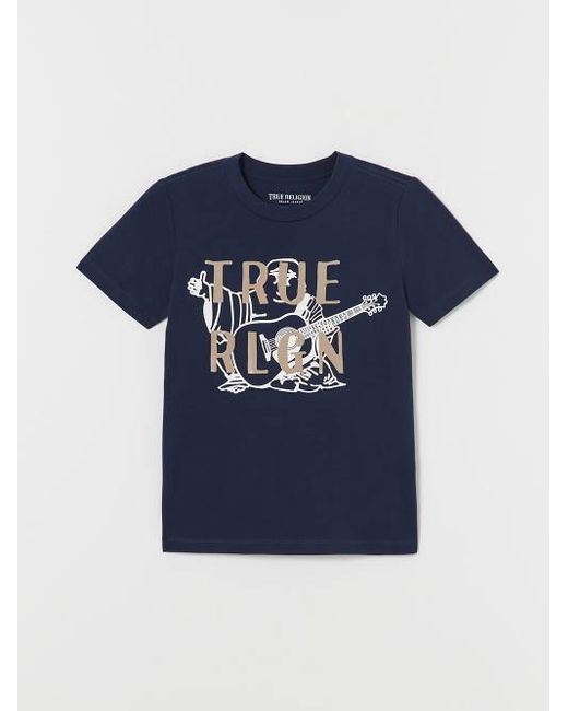 True Religion Blue Boys Tr Buddha Logo Tee for men