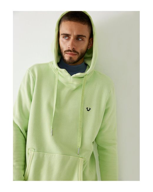 True Religion Green Pullover Hoodie for men