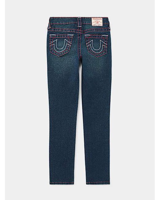 True Religion Blue Girls Halle Big T Super Skinny Jean