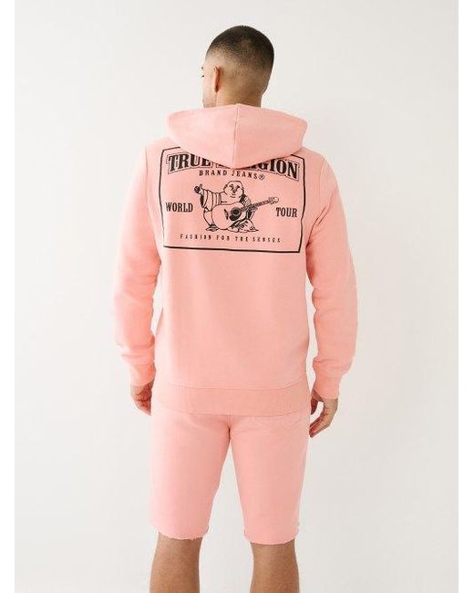 Pink true deals religion hoodie