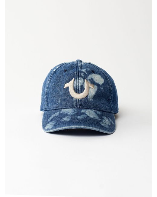 True Religion Denim Logo Hat in Blue 