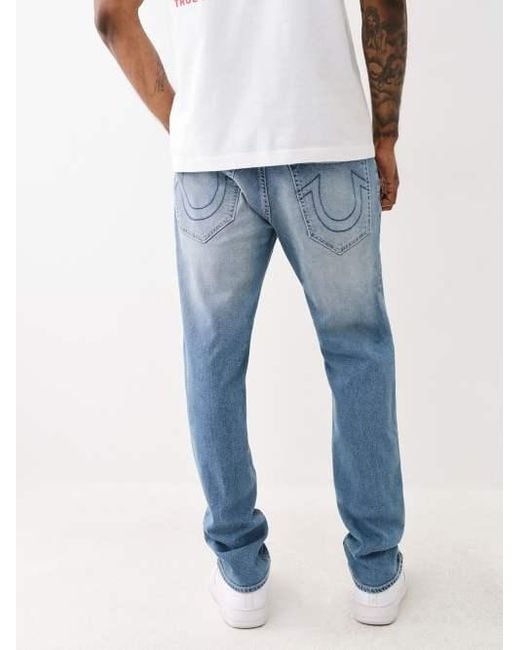 True Religion Blue Geno Single Needle Slim Jean for men
