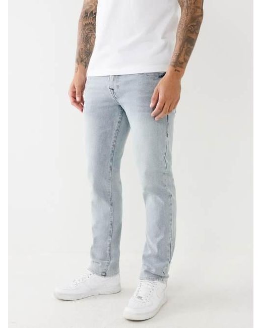 True Religion Blue Geno Single Needle Flap Slim Jean for men