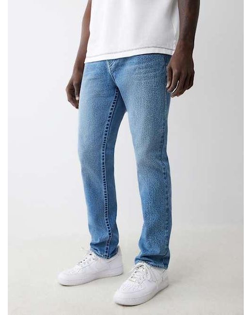True Religion Blue Geno Big T Flap Jean Sim Jean for men