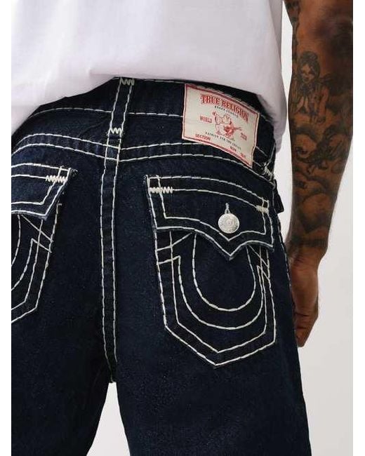 True Religion Blue Vinny Super T Ultra Baggy Jean for men