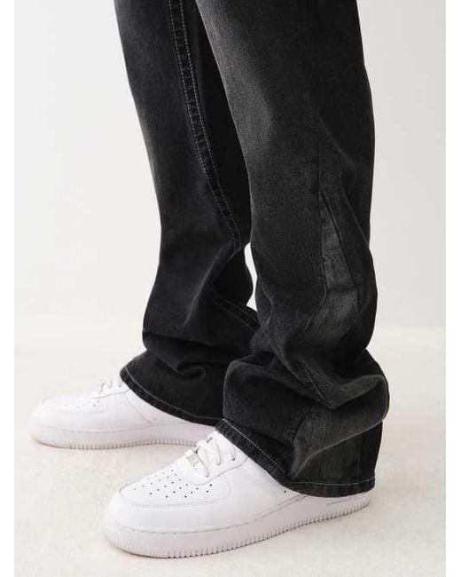 【TRUE RELIGION】★ジーンズ★ SINGLE NEEDLE SLIM FLARE JEAN True Religion Single Needle Slim Flare Jean in Black | Lyst