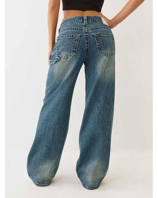 True Religion Blue Bobbi Carpenter Baggy Jean