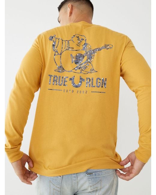Orange and blue hotsell true religion shirt