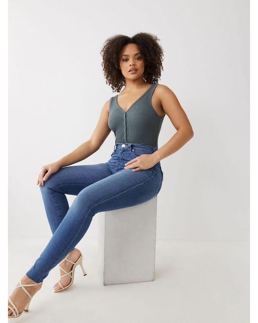 True Religion Halle High Rise Super 