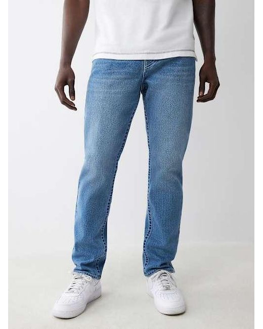 True Religion Blue Geno Big T Flap Jean Sim Jean for men