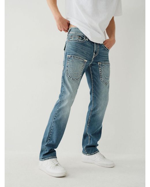 True Religion Ricky Super T 7-pocket Straight Jean in Blue for Men | Lyst