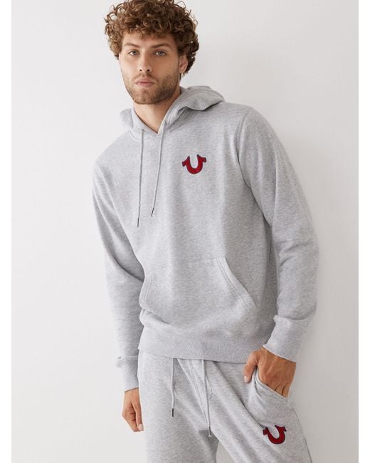 True religion gray hoodie sale