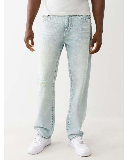 TRUE RELIGION Bobby Distressed Super T Baggy Jean 32