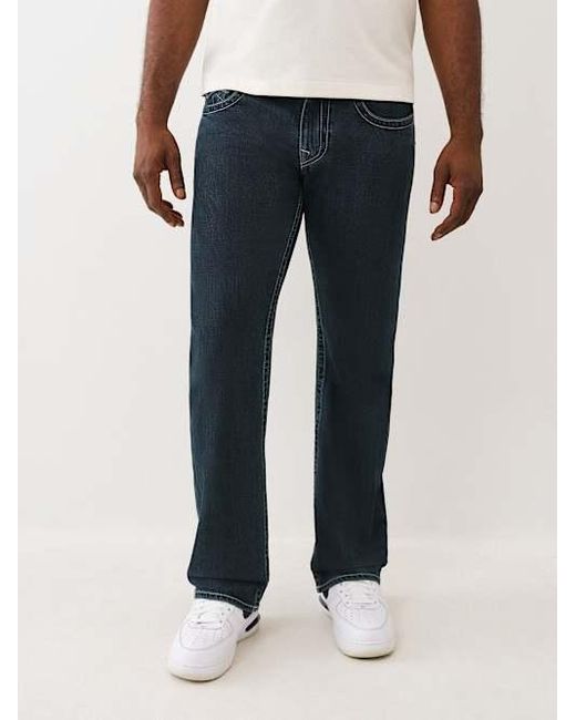 True Religion Blue Billy Flap Bootcut Jean 34" for men