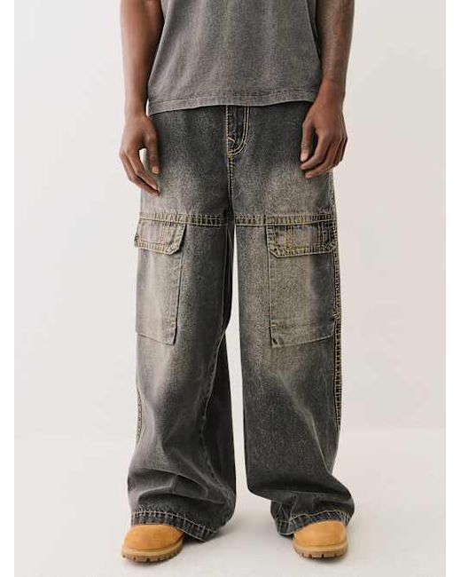 True Religion Multicolor Mikey Big T Baggy Af Cargo Pant