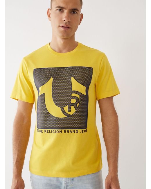 True Religion Cotton Horseshoe Logo Tee 