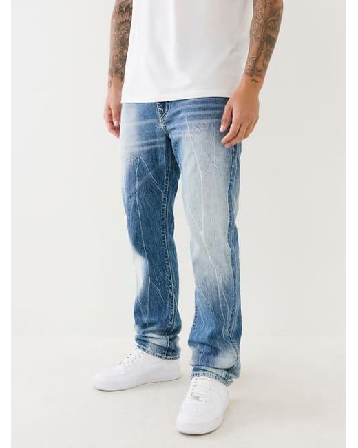 True Religion Ricky Big T Flap Straight Jeans