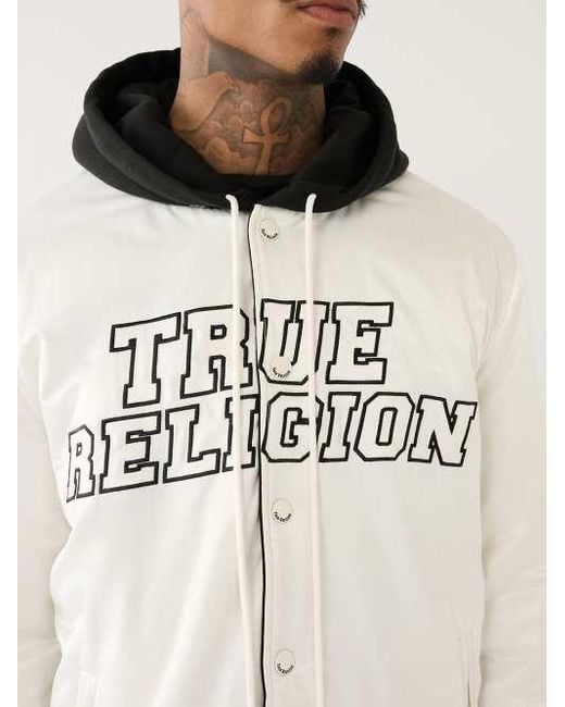 True Religion Natural Reversible Bomber Jacket for men