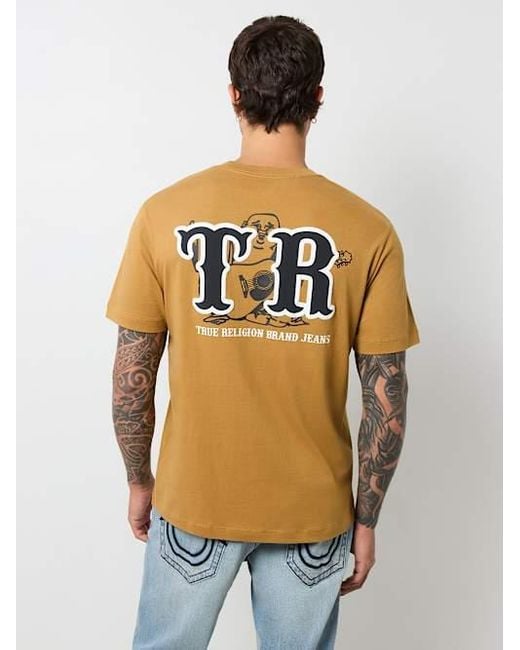 関税込み♪【TRUE RELIGION】PUFF PRINT ブッダ ロゴ ★ Tシャツ 関税込み♪【TRUE RELIGION】PUFF PRINT ブッダ ロゴ ☆ Tシャツ