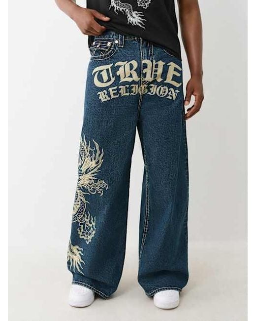 【TRUE RELIGION】★ジーンズ★ MIKEY BIG T FLAP DRAGON 32IN True Religion Mikey Big T Flap Jean Dragon 32in in Blue | Lyst