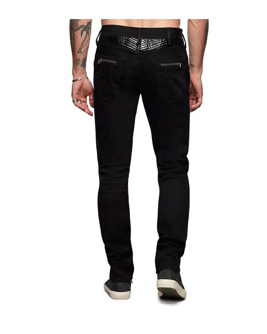 True Religion Rocco Moto Jean in Black for Men - Save 20% - Lyst