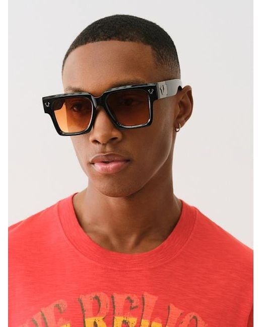 True Religion Red Square Sunglasses