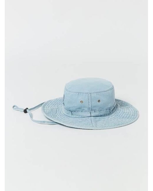 True Religion Blue Embroidered Hs Boonie Hat