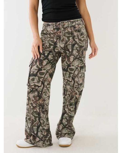 True Religion Multicolor Hunting Camo Bobbi Cargo Pant