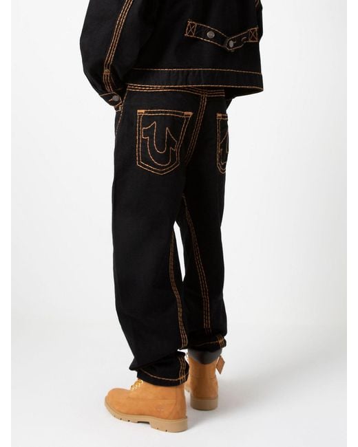 TRUE RELIGION Sebastien Ami X Warped Joey Super T in Black for Men