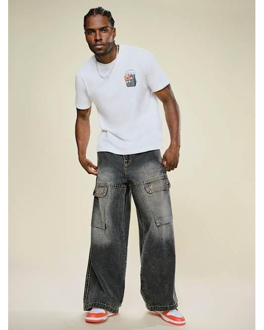 True Religion Multicolor Mikey Big T Baggy Af Cargo Pant