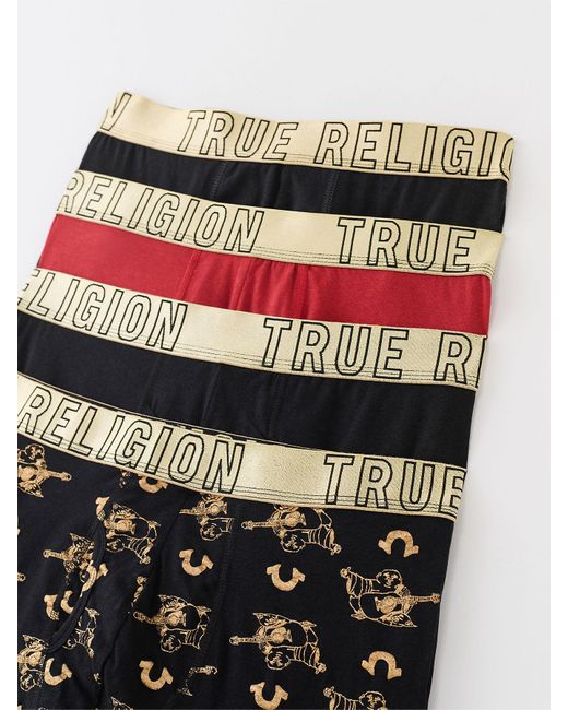 True Religion Gold Buddha Brief - 4 Pack