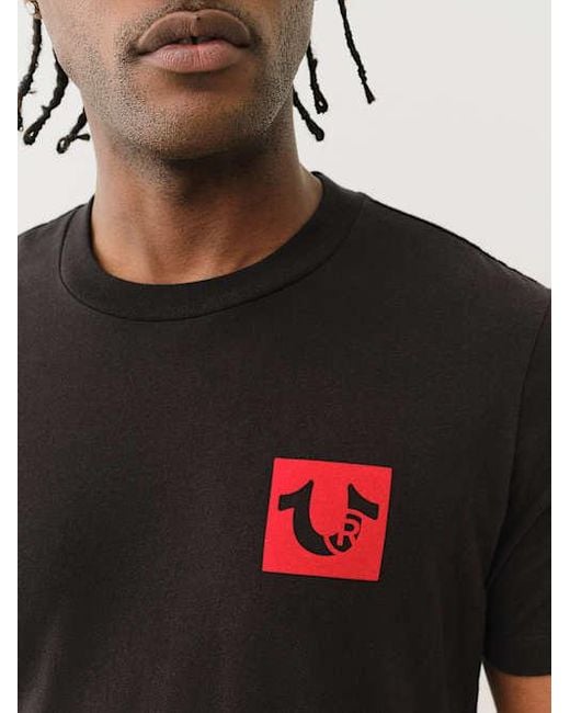 True Religion Checkered Logo T-shirt for men