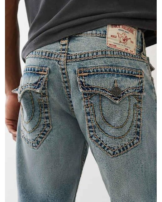 トゥルーレリジョン RICKY SUPER T Y2K B系 28×34 TRUE RELIGION Ricky Super T Flap Straight Jean 34
