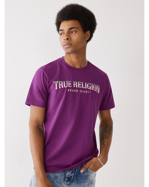 purple true religion shirt