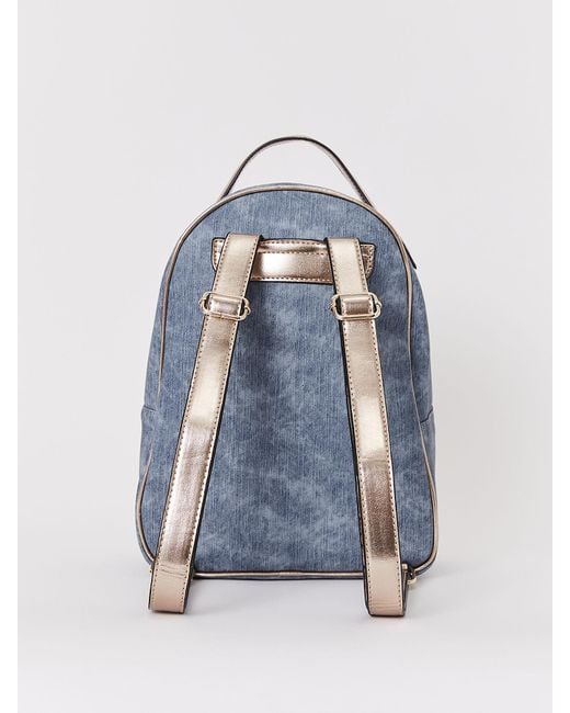True Religion Logo Backpack in Blue Lyst