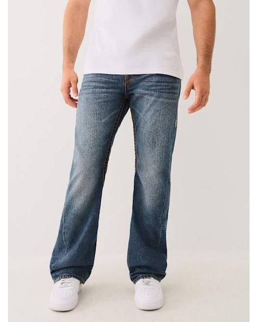 TRUE RELIGION Joey Super T Flap Jean Twisted Flare Jean in