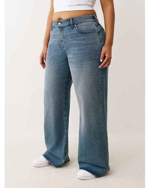 True Religion Blue Plus Bobbi Baggy Jean