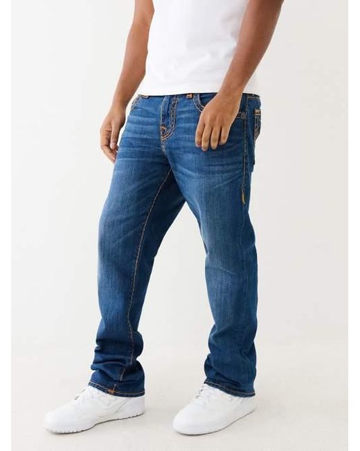 True Religion Blue Ricky Super T Straight Jean for men