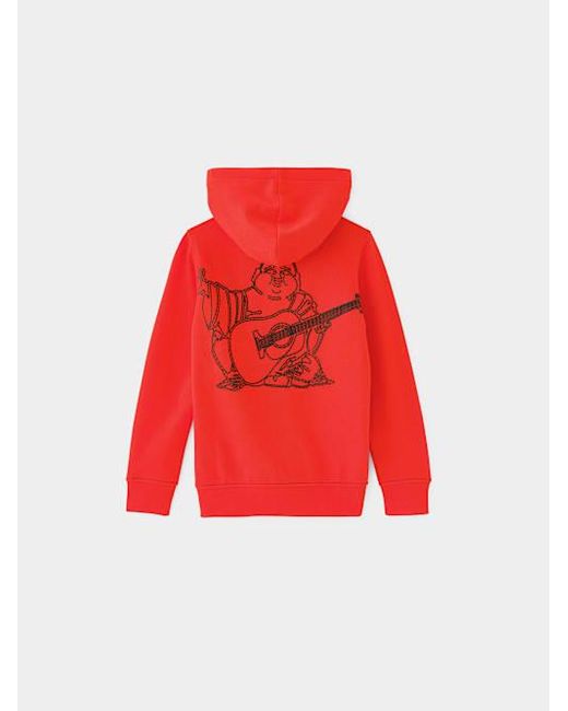 True Religion Boys Embroidered Buddha Zip Hoodie for men