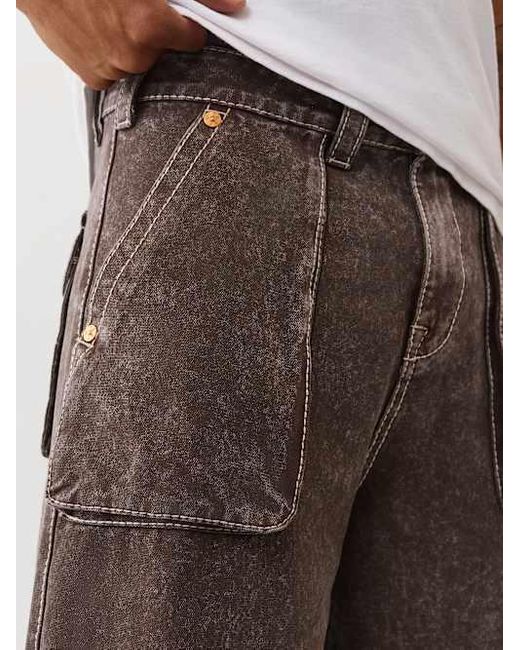 True Religion Brown Big T Carpenter Pant for men