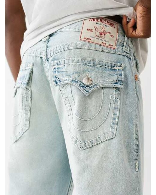TRUE RELIGION bobby デニム　ホワイト TRUE RELIGION Bobby Distressed Super T Baggy Jean 32