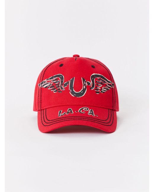 True Religion Wing Logo Hat in Red Lyst