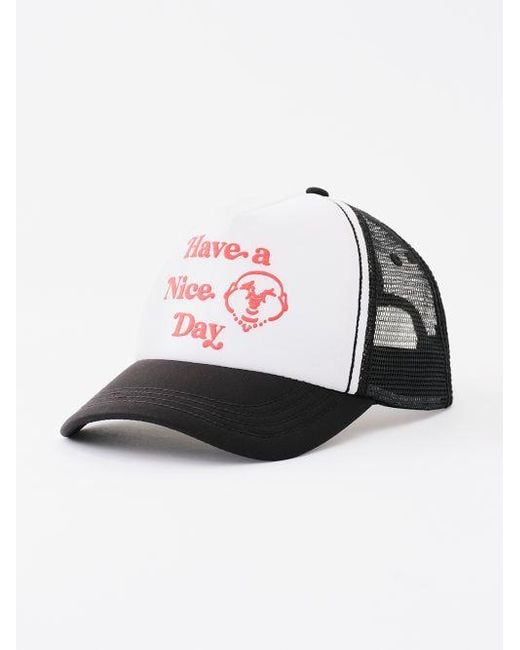True Religion Multicolor Have A Nice Day Trucker Hat