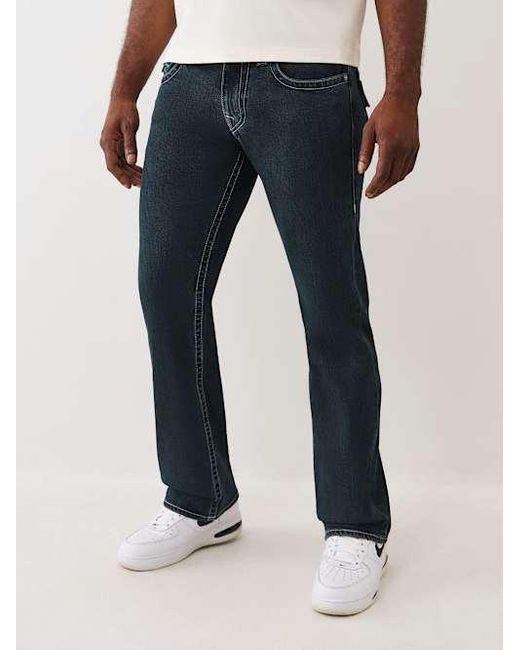 True Religion Blue Billy Flap Bootcut Jean 34" for men